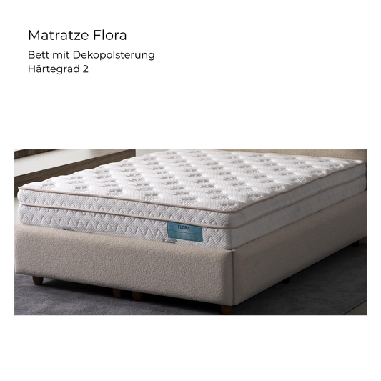 Matratze Flora Waffelrelief-Bezug Härtegrad 2 Schlafzimmer Schweiz – Ahié