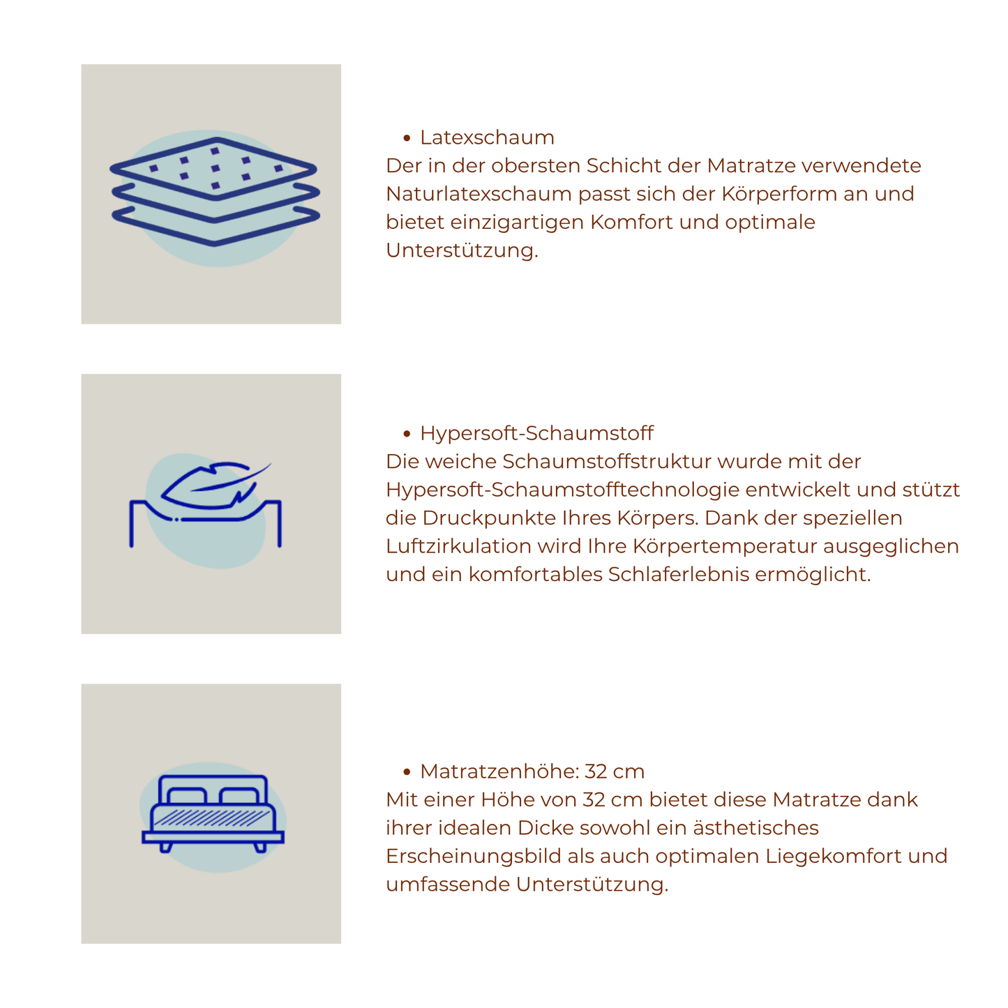 Komfortmatratze weiche Obersteppung kaufen – Ahié.ch