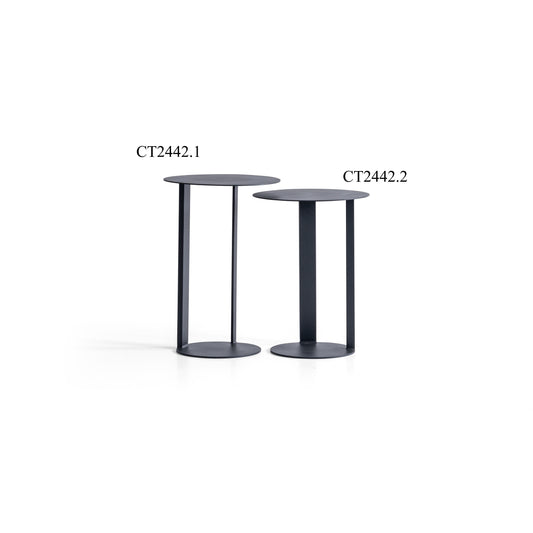 Beistelltisch-Set pulverbeschichtetes Metall zweiteilig – CT2442 – Ahié