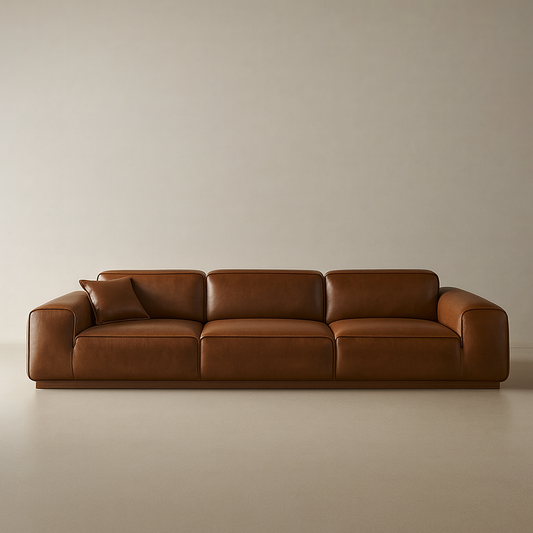 3-Sitzer Sofa mit aufgesetzten Polstern auf Holzbasis – 3 – Ahié
