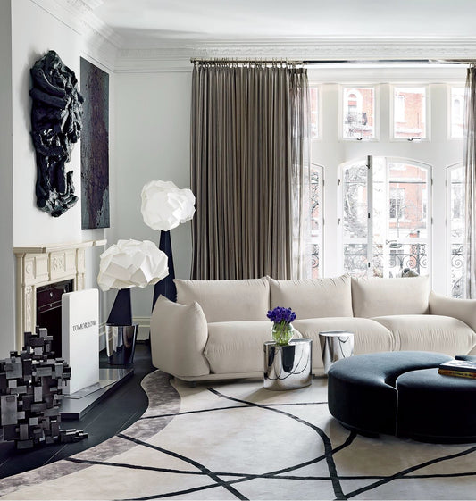 Sofa mit sichtbar aufgebauter Polsterung – 3