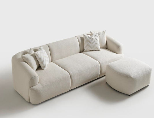 Sofa mit sichtbar aufgebauter Polsterung – 4