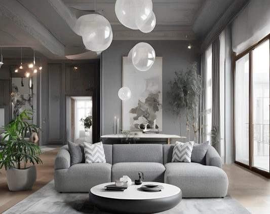 Sofa mit sichtbar aufgebauter Polsterung – 5