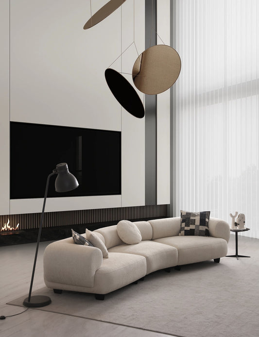 4-Sitzer Sofa mit langer Sitzbahn – Ahié