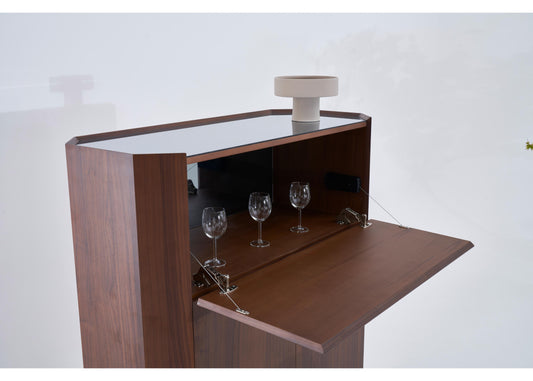 SB1202 Bar-Anrichte aus Nussbaum