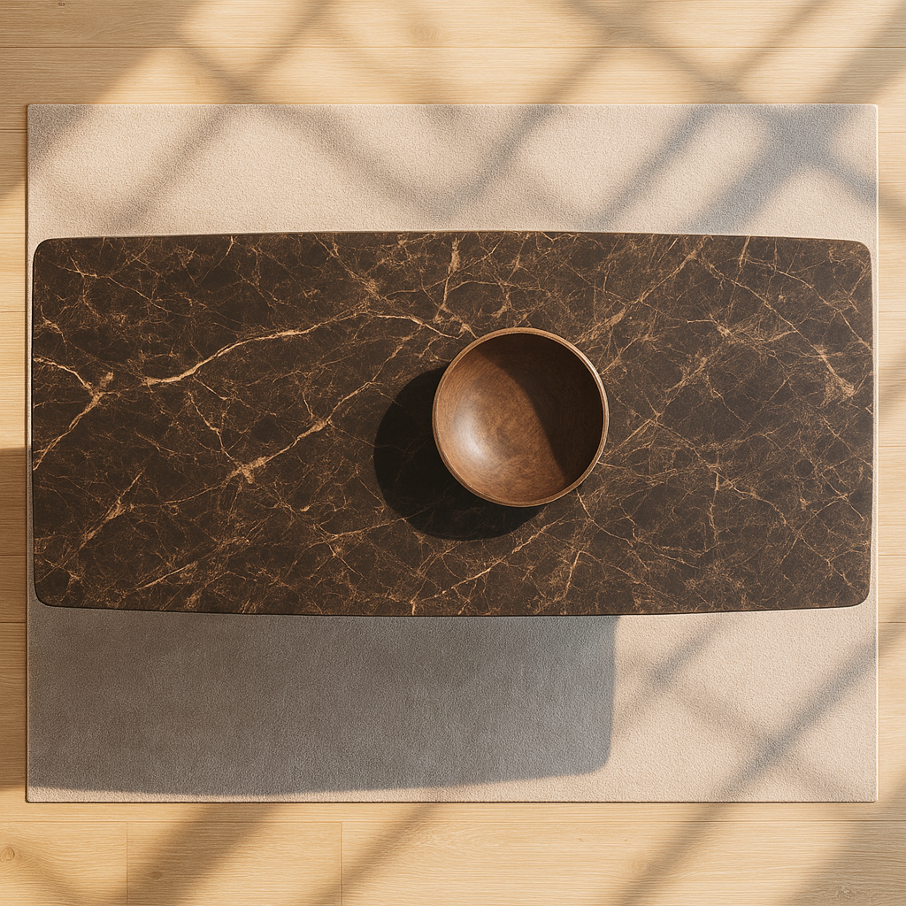 T2008 Esstisch mit Marmorplatte