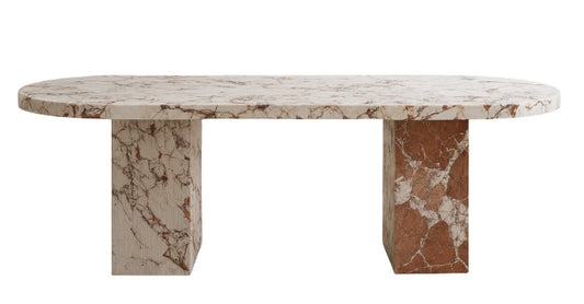 T2010 Eleganter Esstisch aus Naturmarmor