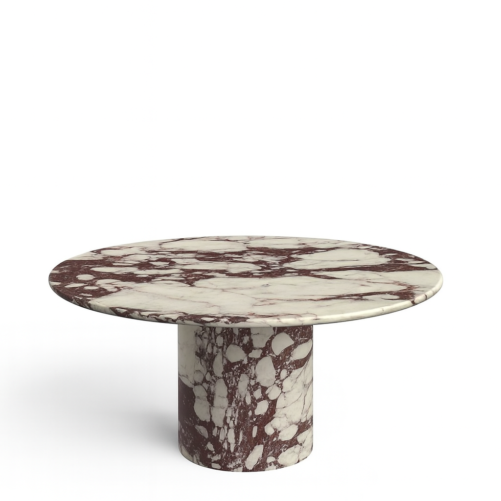 T2017 Runder Tisch aus Marmor