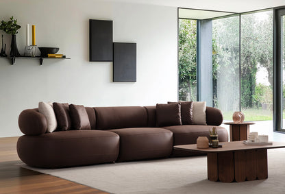4-Sitzer Sofa mit ruhig geführter Rückenpolsterung – Ahié