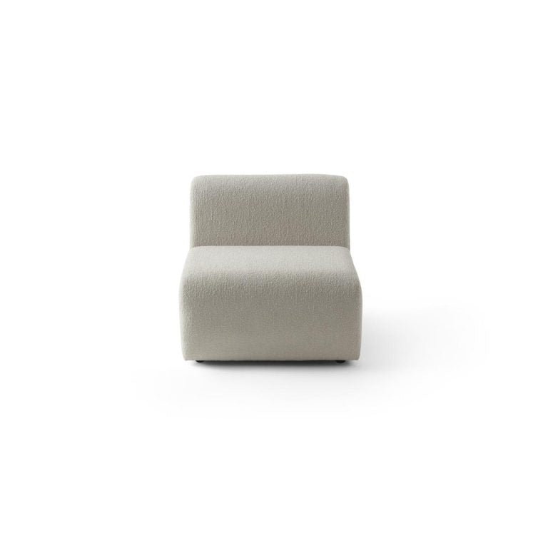 Modularer Loungesessel mit weichem Quaderpolster – Ahié