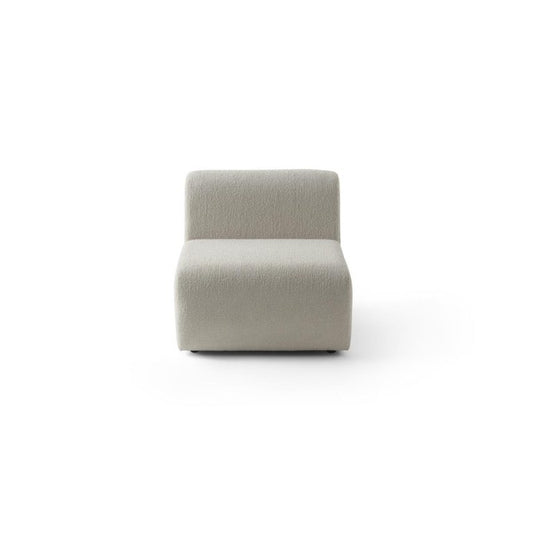 Modularer Loungesessel mit weichem Quaderpolster – Ahié