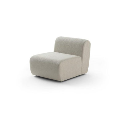 Modularer Loungesessel mit weichem Quaderpolster – Ahié