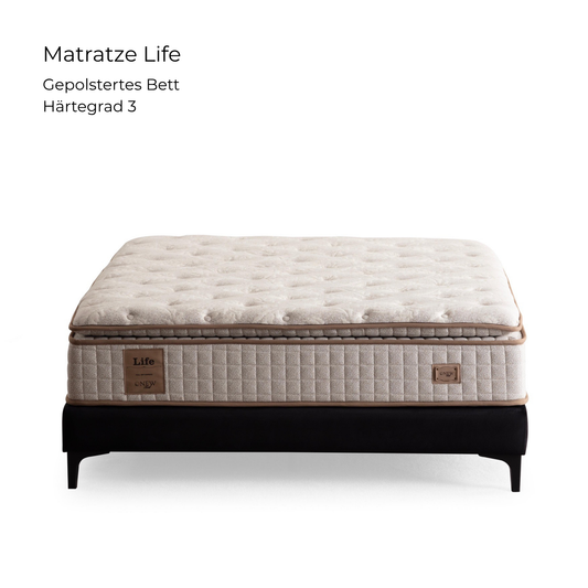 Matratze Life Gitterquilt Beige-Creme Härtegrad 3 Schweiz – Ahié