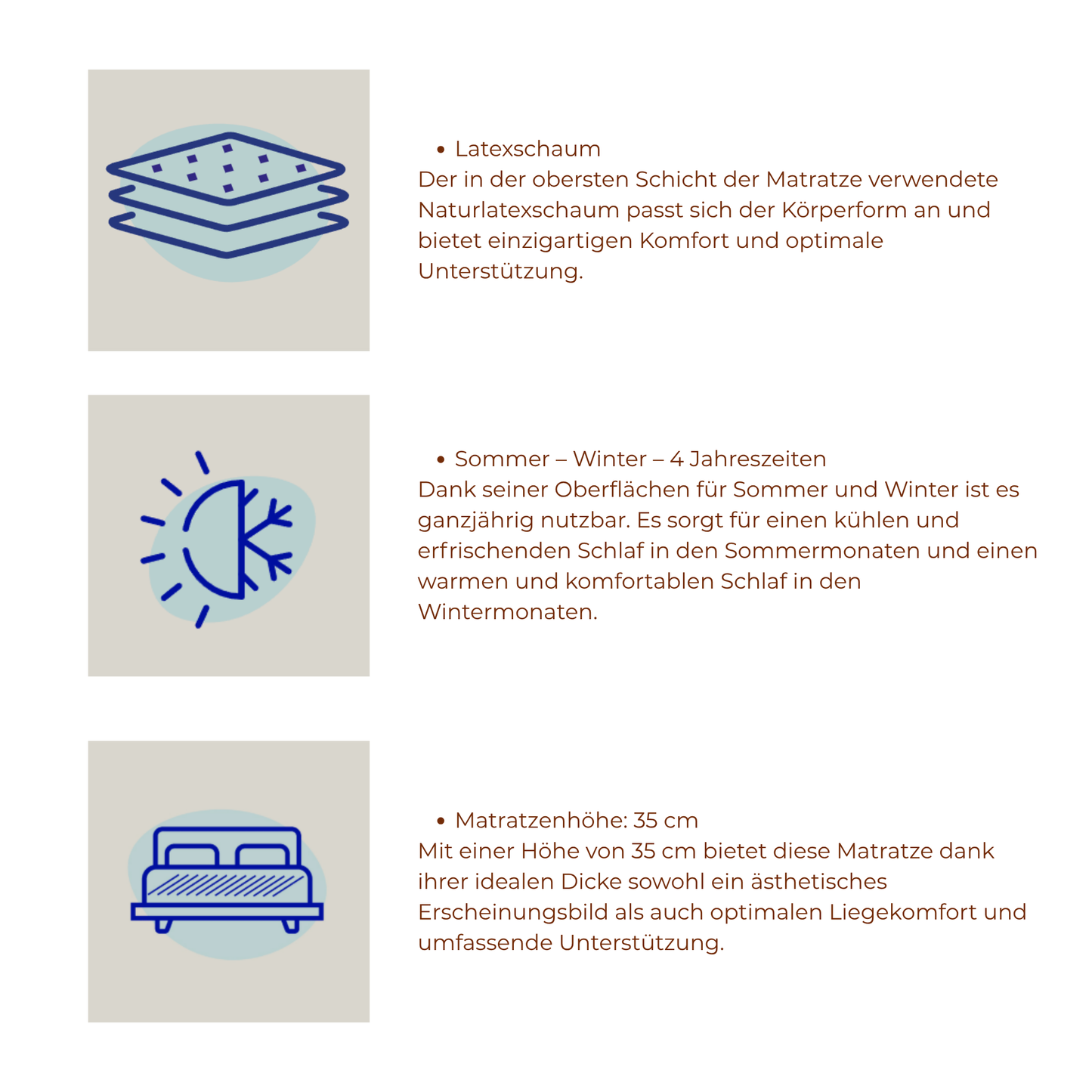 Hochprofilmatratze tief gesteppt kaufen – Ahié.ch