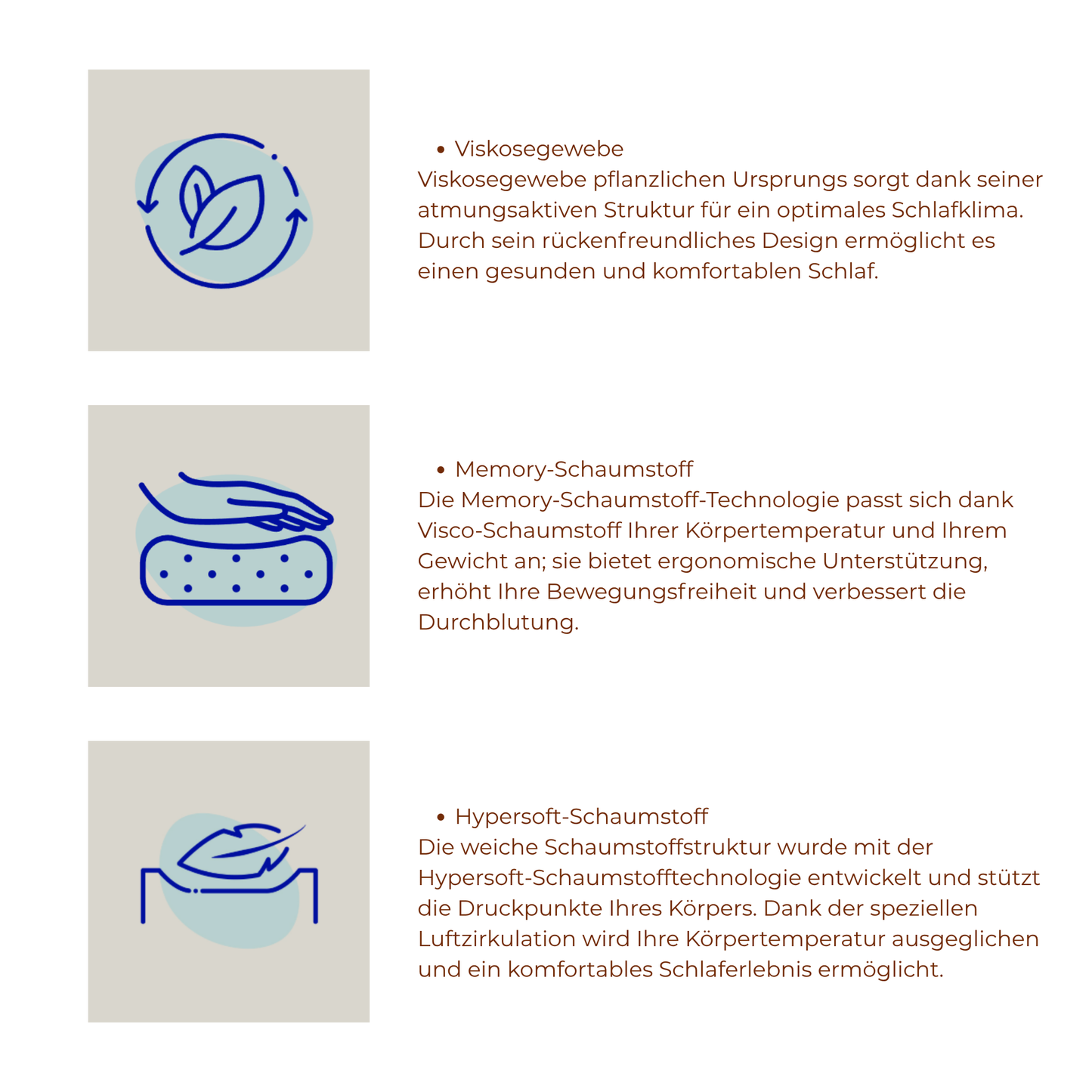 Hybridmatratze Federkern mittelfest kaufen – Ahié.ch