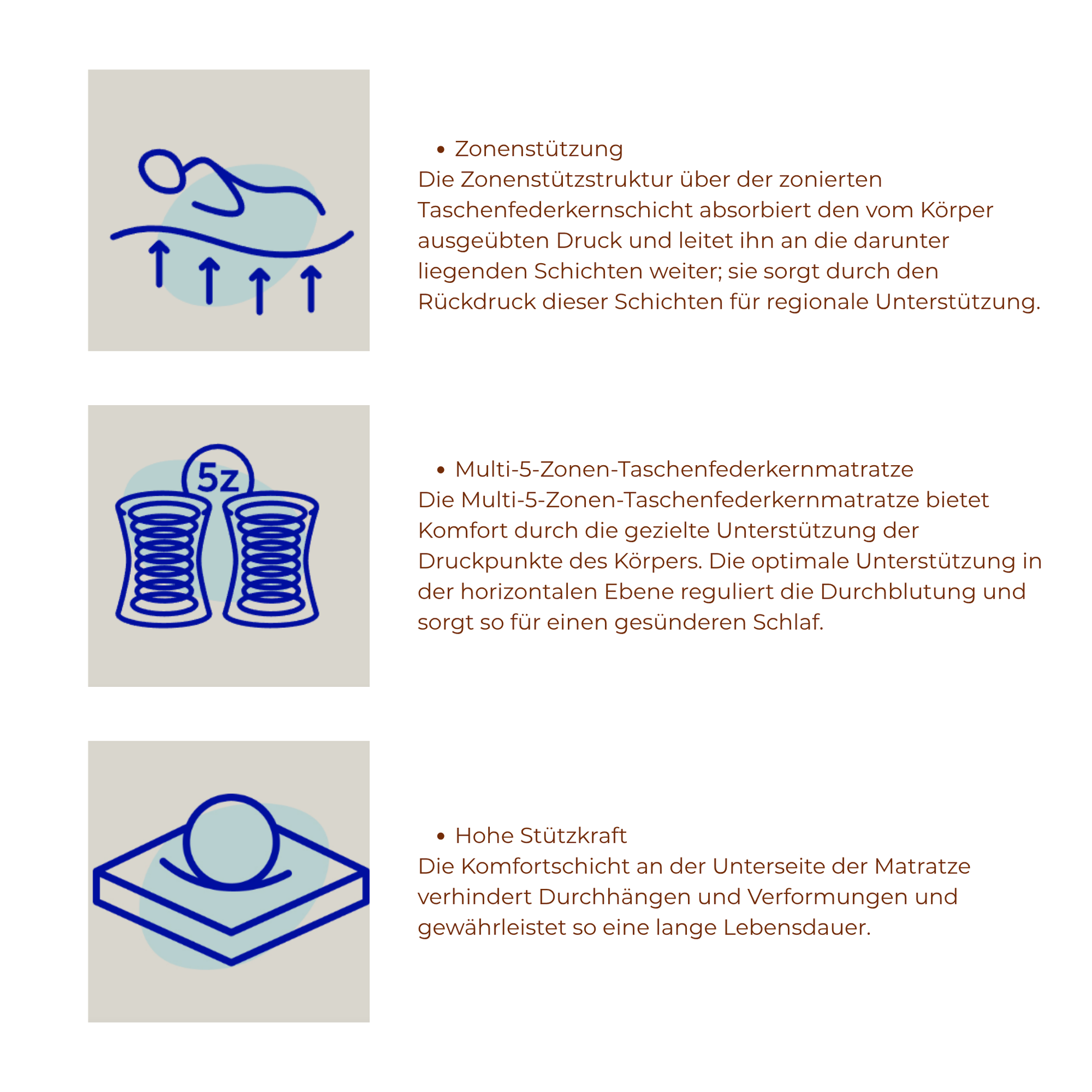 Komfortmatratze weiche Obersteppung kaufen – Ahié.ch