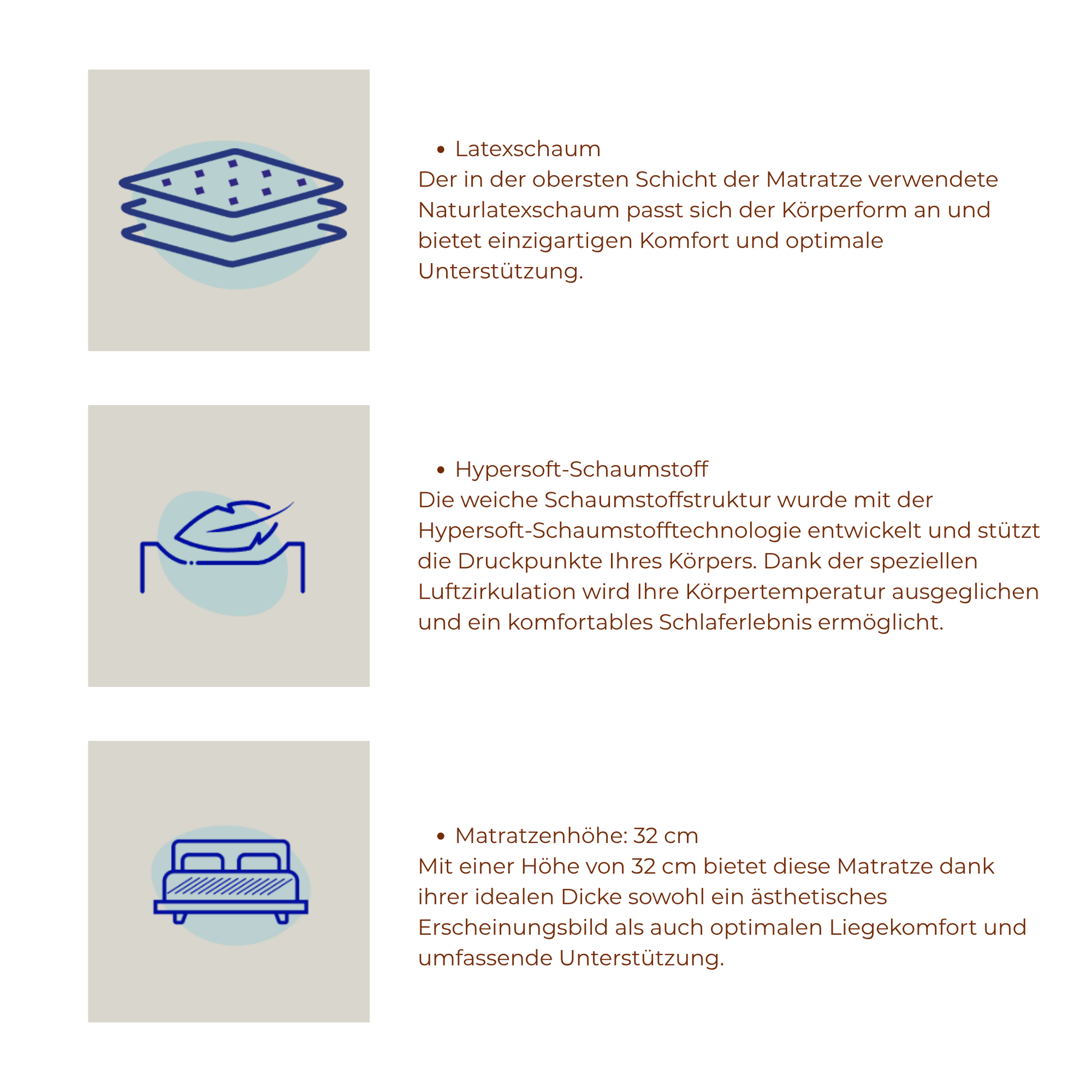 Komfortmatratze weiche Obersteppung kaufen – Ahié.ch