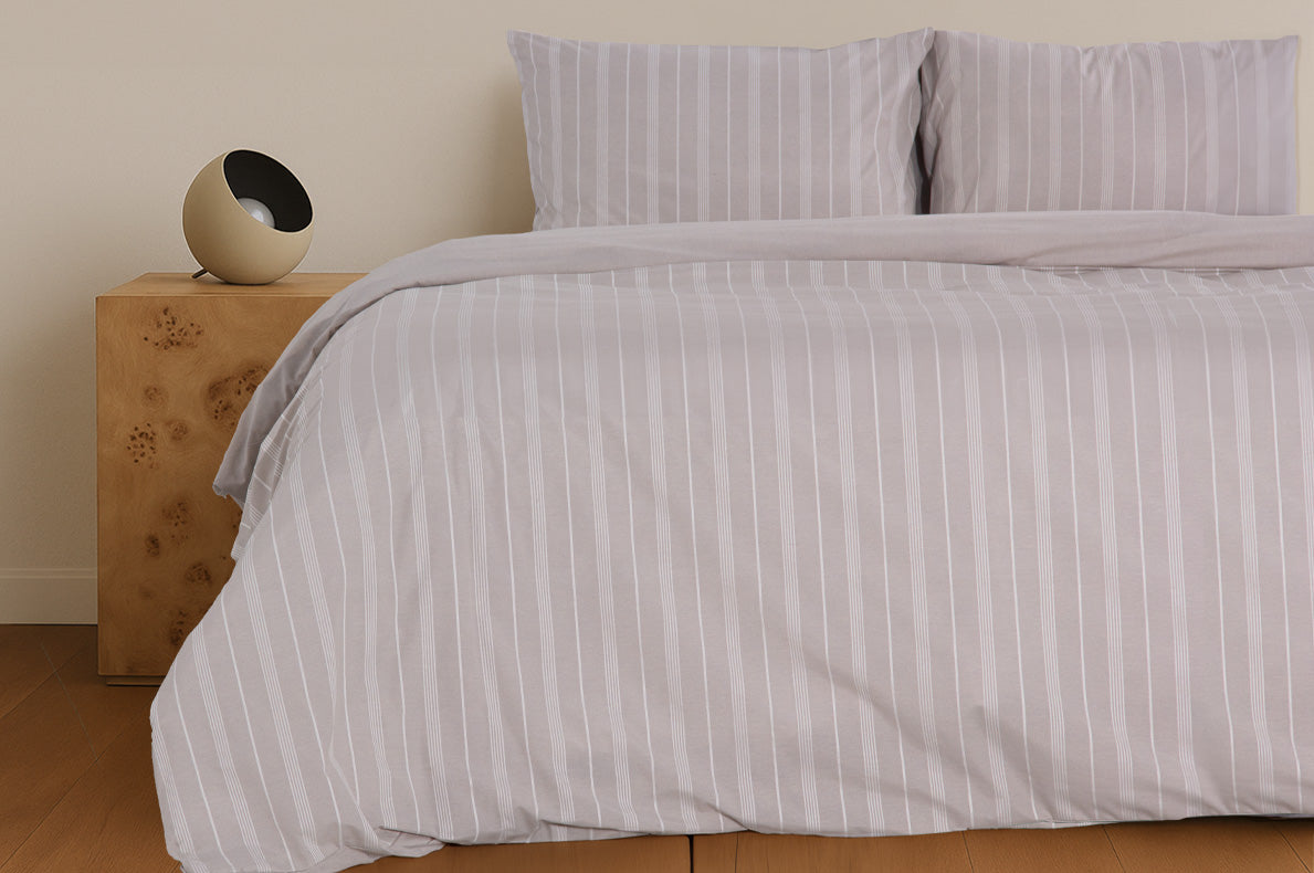 Bettwäsche Leinenoptik Beige Baumwolle Schlafzimmer Schweiz – Ahié
