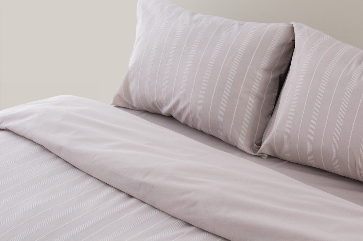 Bettwäsche Leinenoptik Beige Baumwolle Schlafzimmer Schweiz – Ahié