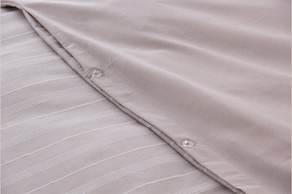 Bettwäsche Leinenoptik Beige Baumwolle Schlafzimmer Schweiz – Ahié
