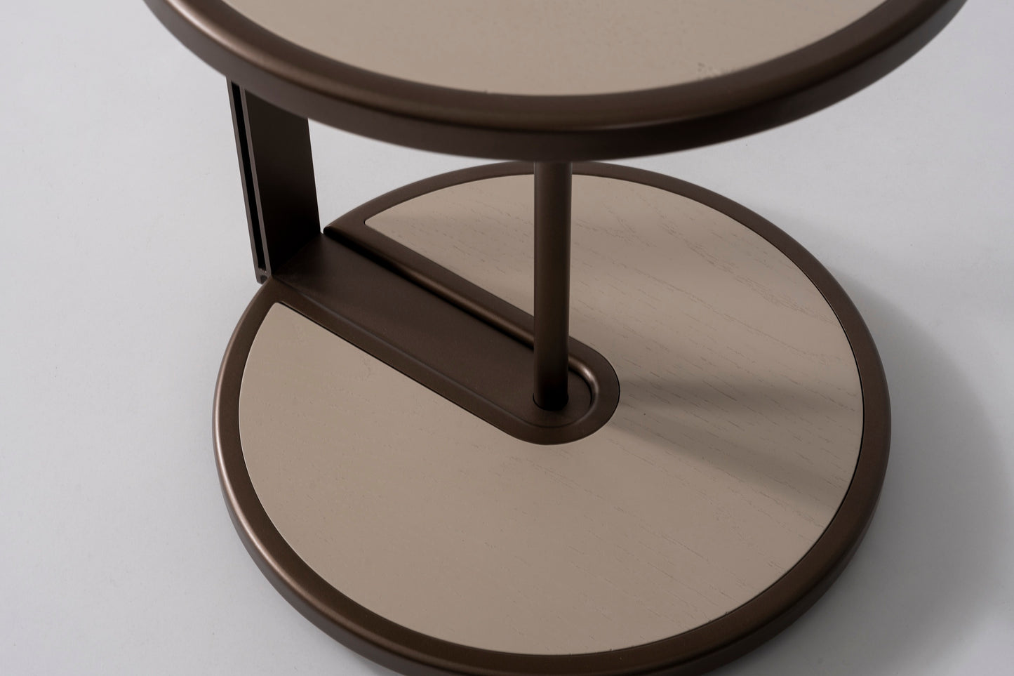 Couchtisch-Set Echtholzfurnier mit Metallbeinen – CT2402 – Ahié