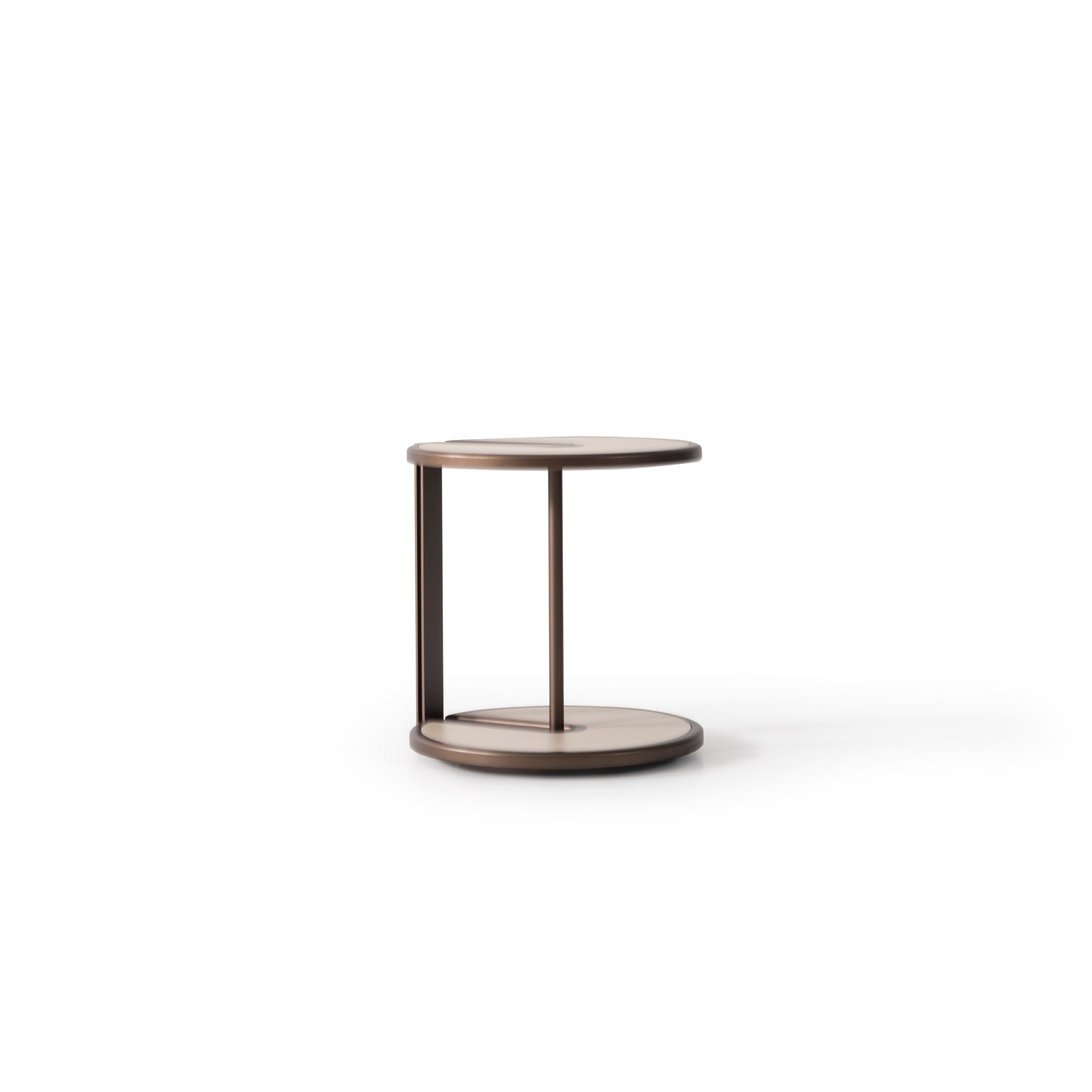 Couchtisch-Set Echtholzfurnier mit Metallbeinen – CT2402 – Ahié