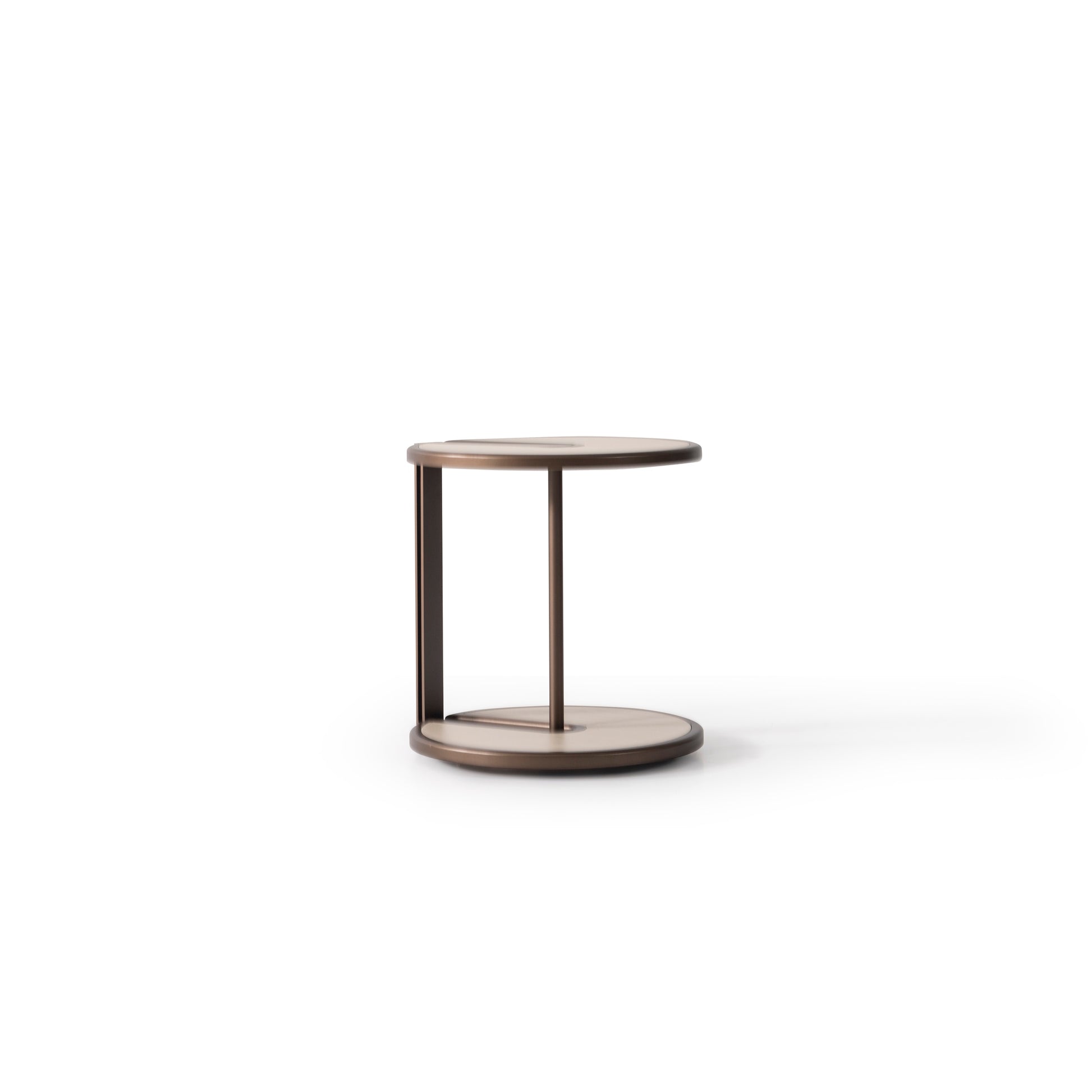 Couchtisch-Set Echtholzfurnier mit Metallbeinen – CT2402 – Ahié