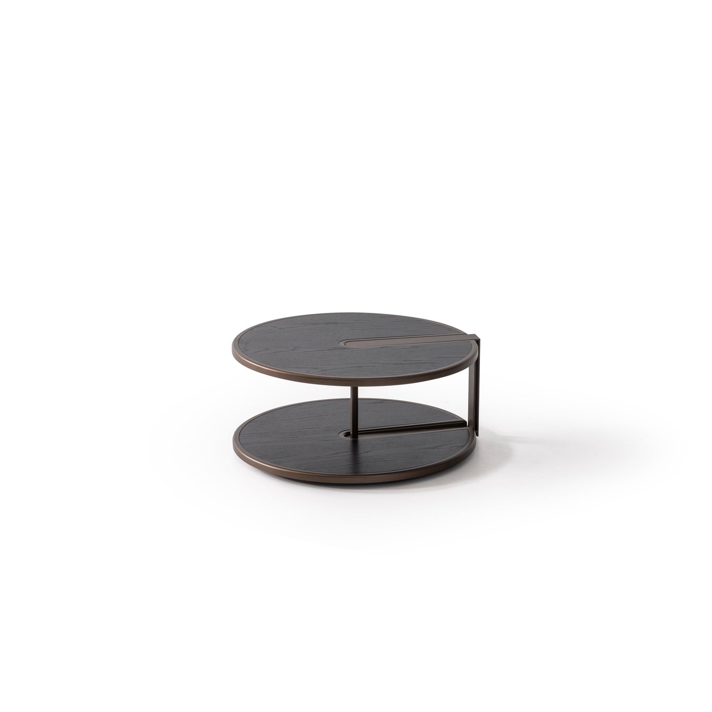 Couchtisch-Set Echtholzfurnier mit Metallbeinen – CT2402 – Ahié