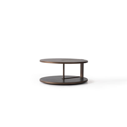 Couchtisch-Set Echtholzfurnier mit Metallbeinen – CT2402 – Ahié