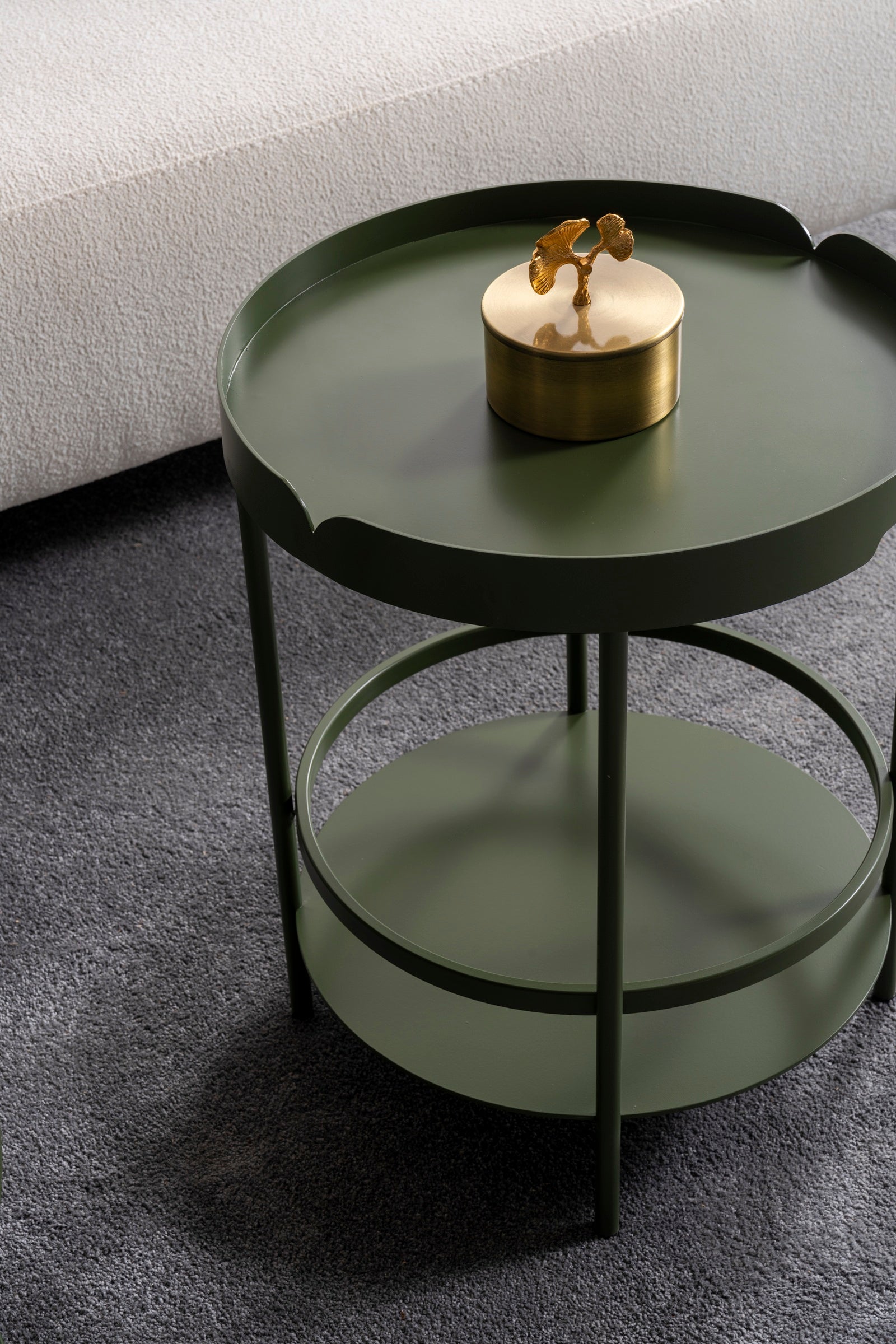 Couchtisch-Set pulverbeschichtetes Metall – CT2403 – Ahié