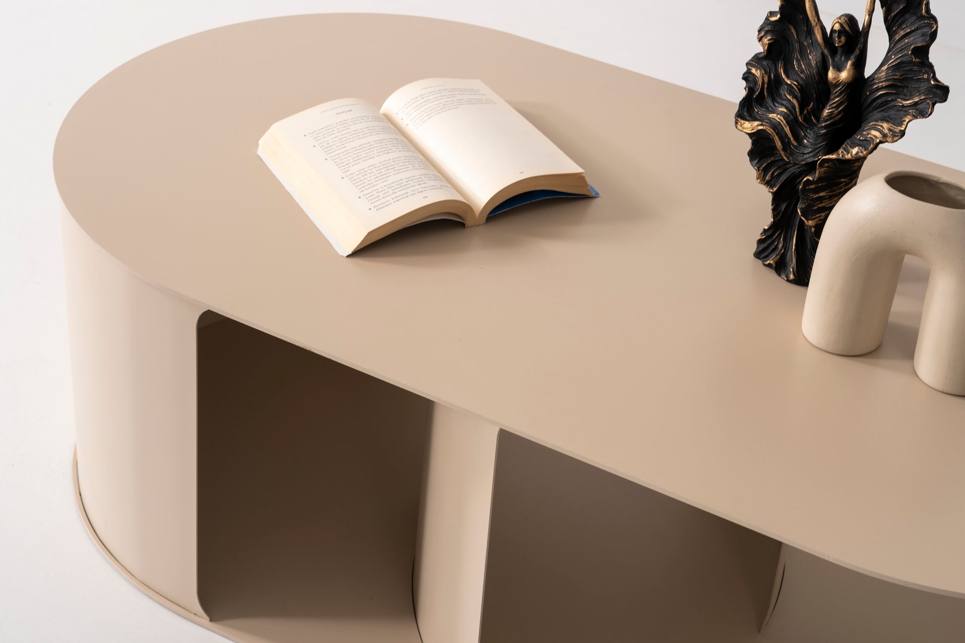 Rechteckiger Couchtisch pulverbeschichtetes Metall – CT2410 – Ahié