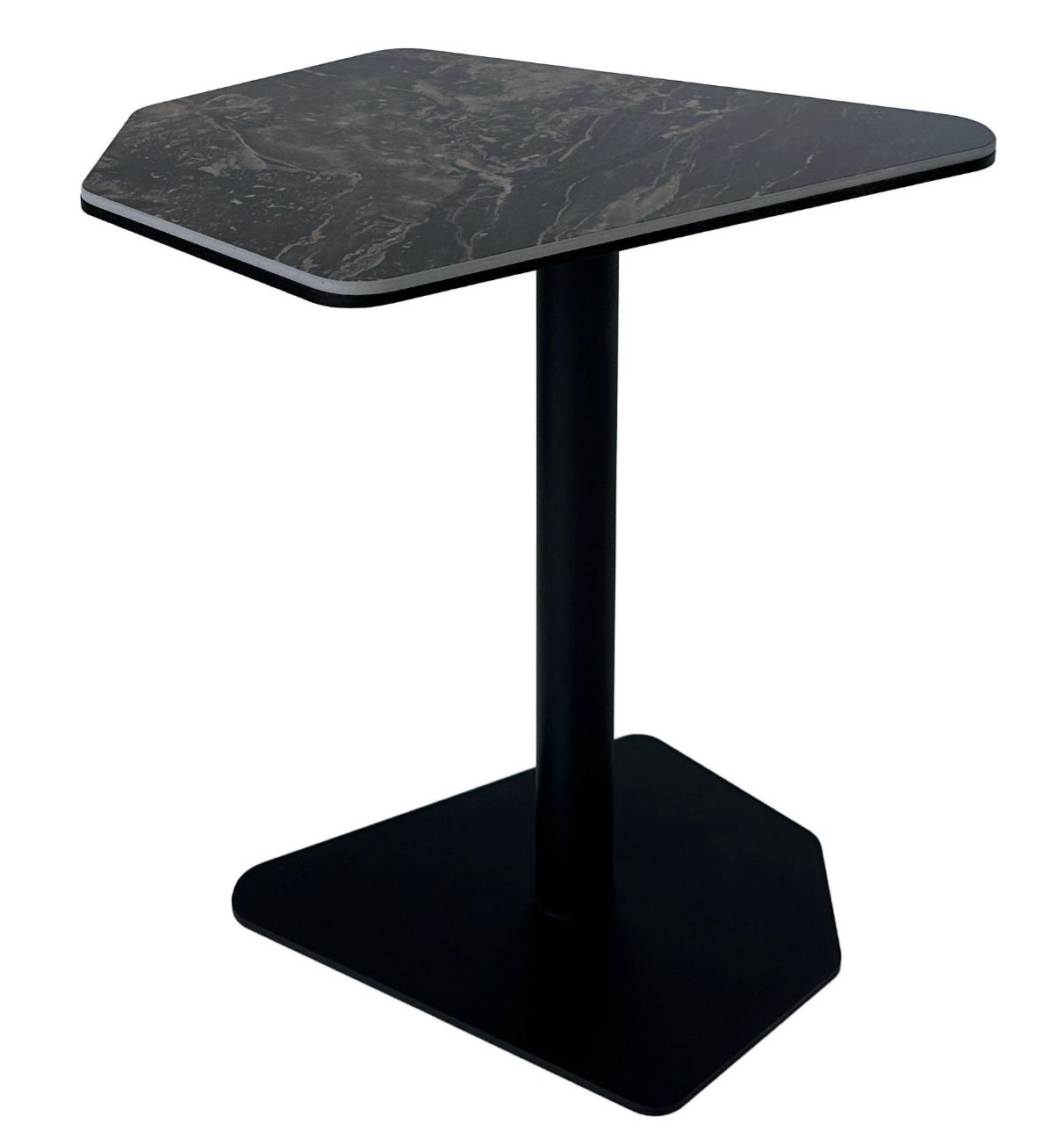 Couchtisch-Set Marmoroptik-Platte auf Messingoptik-Beinen – CT2412 – Ahié