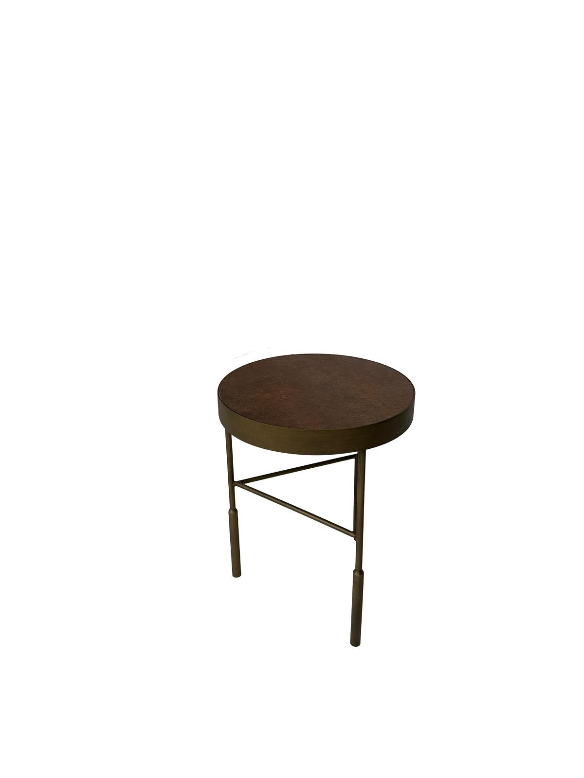 Couchtisch-Set Furnierplatte mit Metallbeinen – CT2416 – Ahié