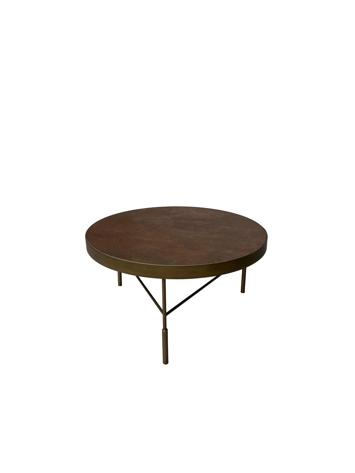 Couchtisch-Set Furnierplatte mit Metallbeinen – CT2416 – Ahié