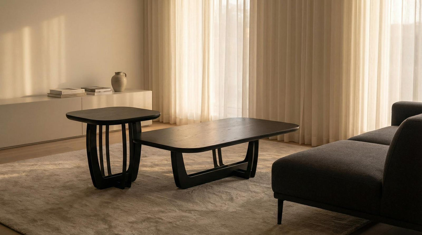 Couchtisch-Set Furnierkorpus zweiteilig gross und klein – CT2420 – Ahié