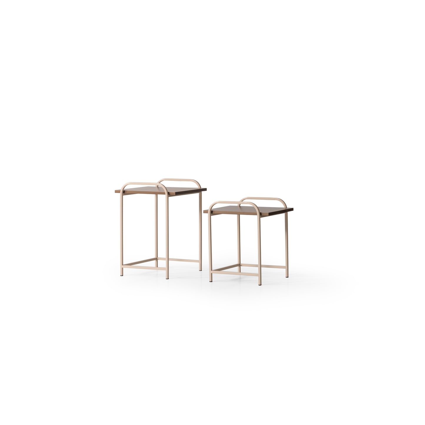 Couchtisch-Set Metall Messingoptik dreiteilig – CT2424 – Ahié