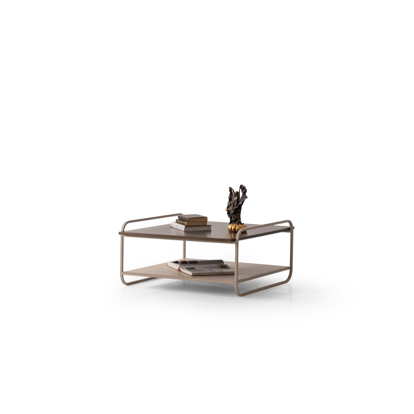 Couchtisch-Set Metall Messingoptik dreiteilig – CT2424 – Ahié