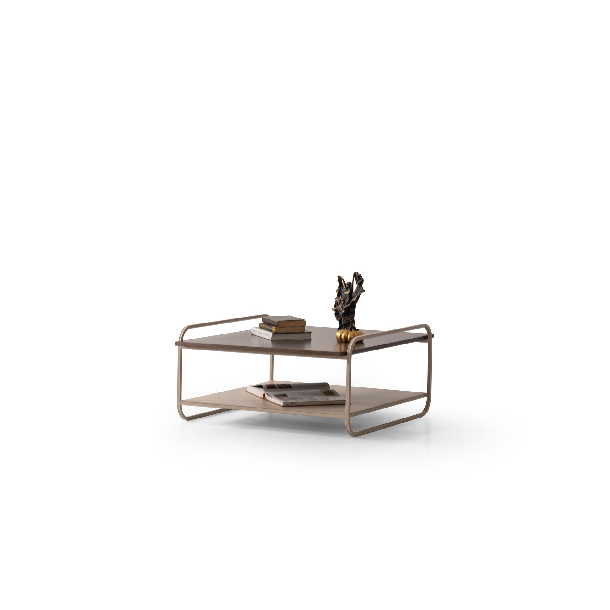 Couchtisch-Set Metall Messingoptik dreiteilig – CT2424 – Ahié
