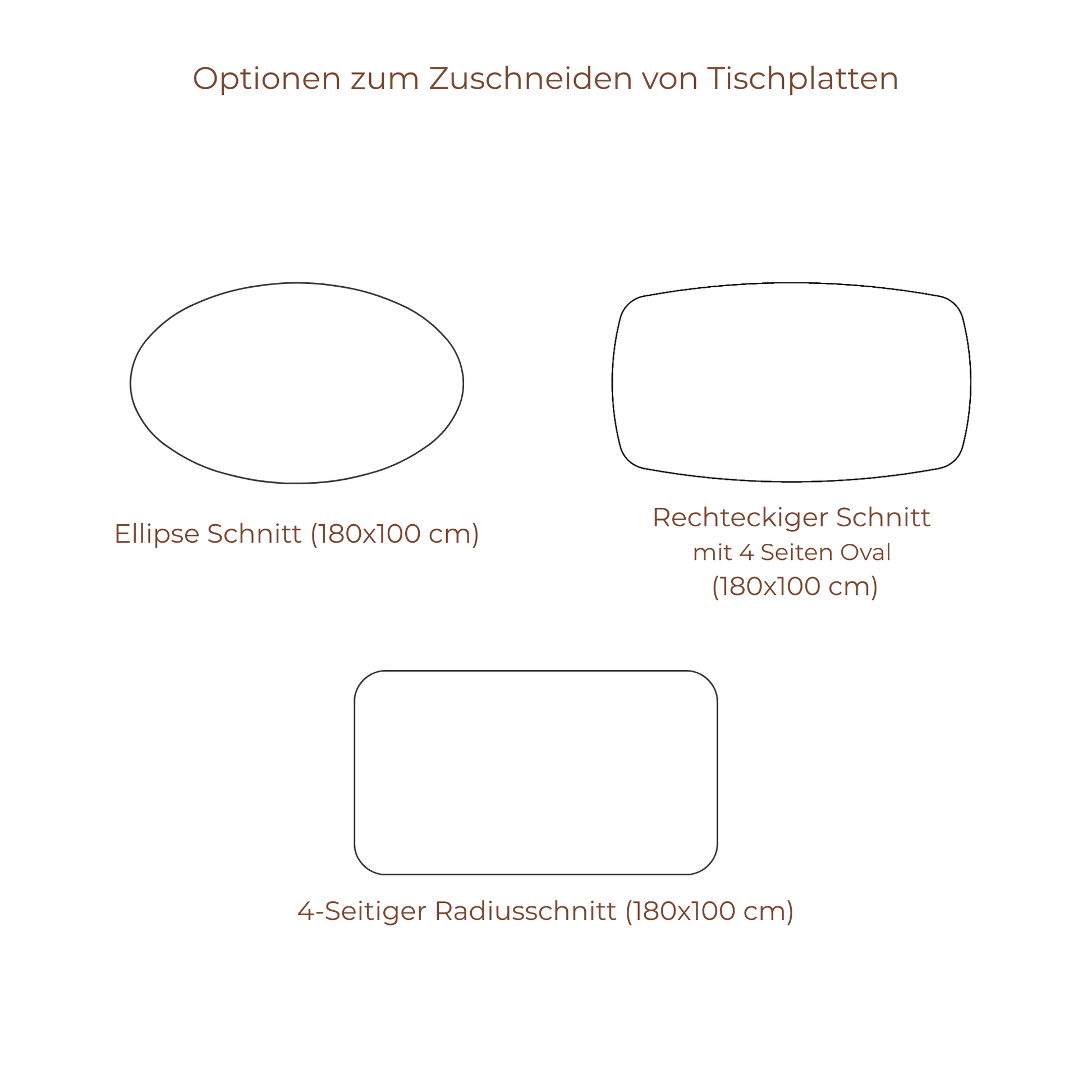 Ovaler Esstisch mit Keramikplatte und Bogenfuss – Ahié
