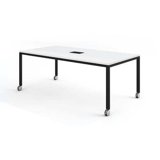 F2206.2 Bürotisch mit Rollen