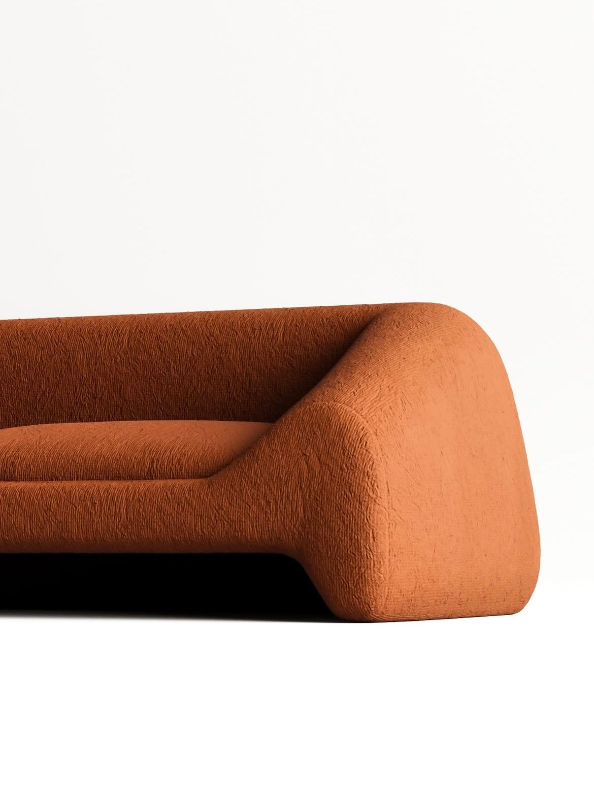 3-Sitzer Sofa mit durchgehender Rückenpolsterung