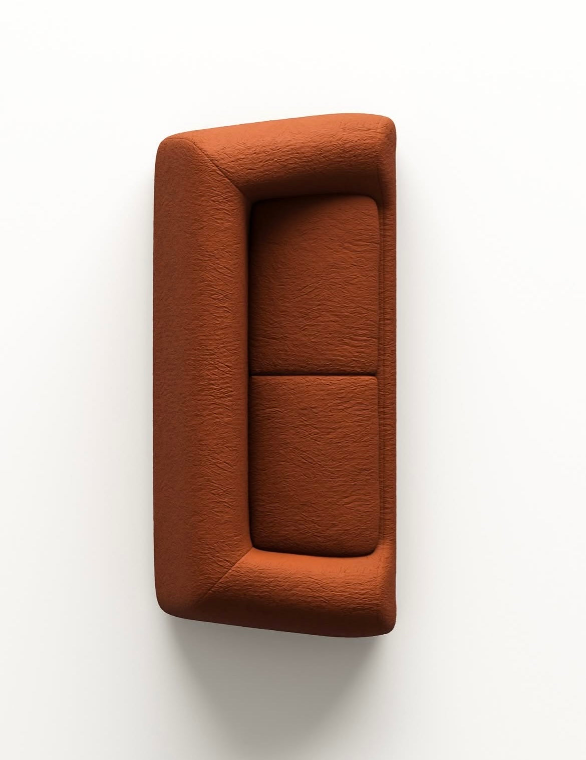 3-Sitzer Sofa mit durchgehender Rückenpolsterung