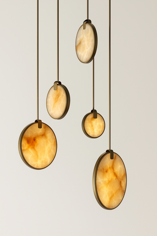 L2007 Pendelleuchte aus Onyxstein - 5 stück
