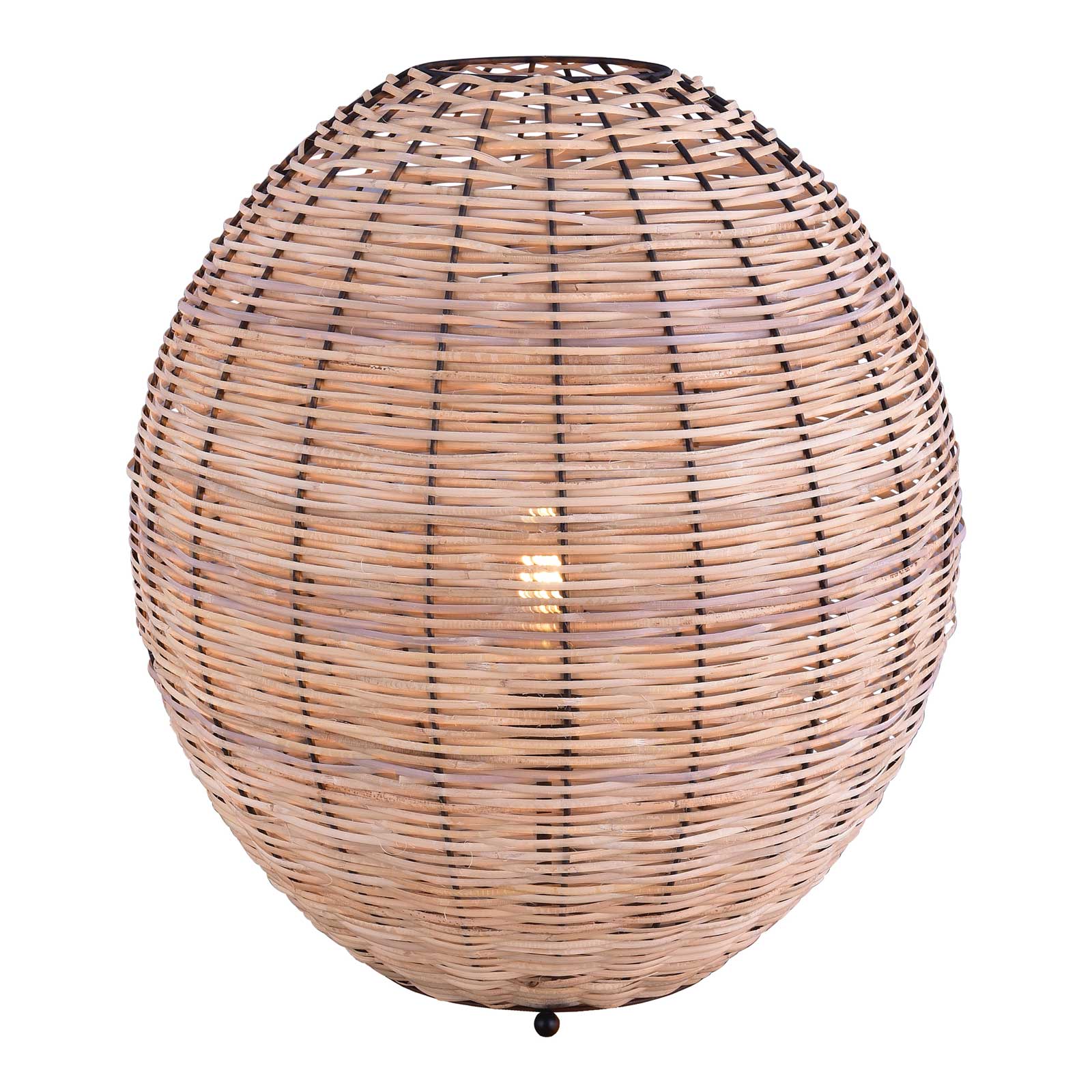 Pendelleuchte Rattan Kugel gross Wohnzimmer Hauptleuchte Schweiz – Ahié
