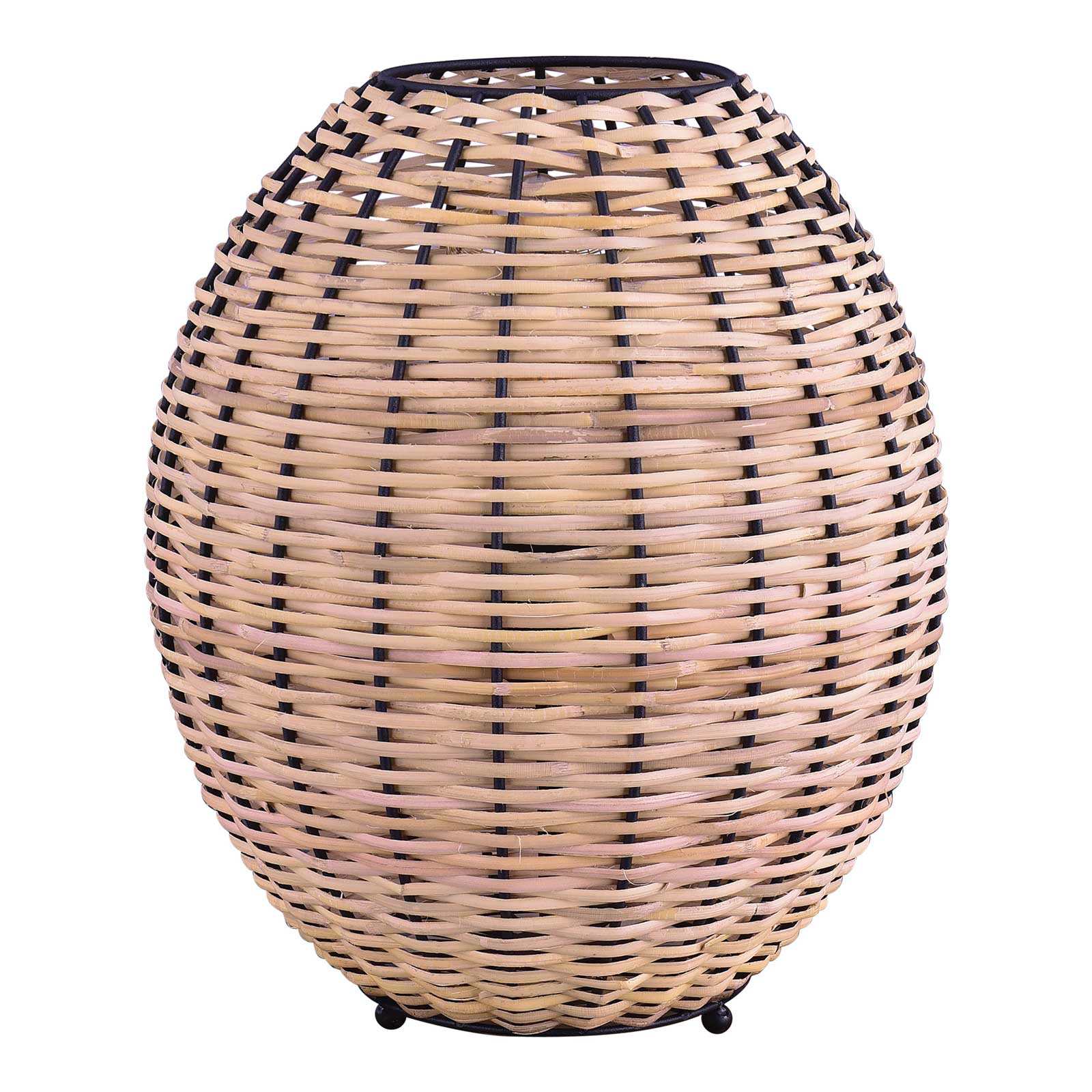Pendelleuchte Rattan Oval kompakt Gruppe Esstisch Schweiz – Ahié