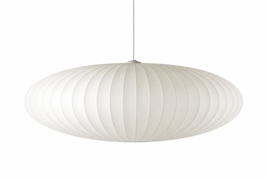 Flache Oval-Pendelleuchte Kunststoff weiss Esstisch Schweiz – Ahié