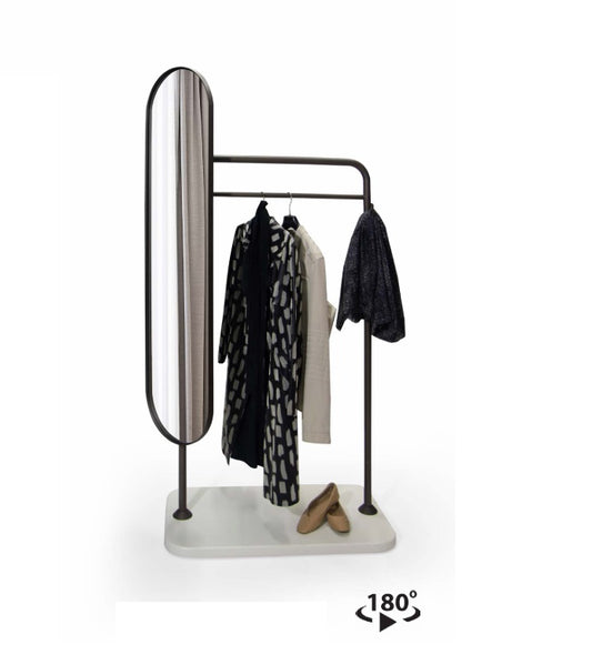 MD1502 180° Spiegel mit Kleiderbügel