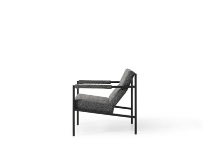 A0131 Sessel mit Metallrahmen