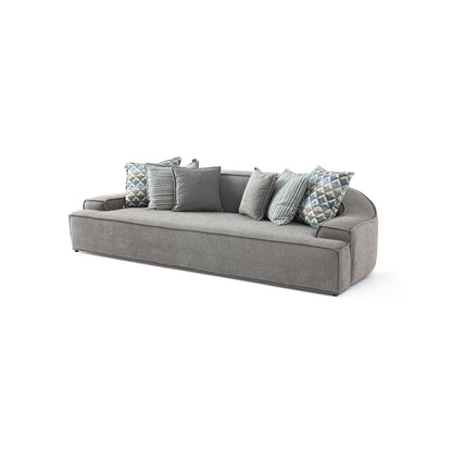S0101 Stoffsofa in Grau