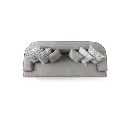 S0101 Stoffsofa in Grau